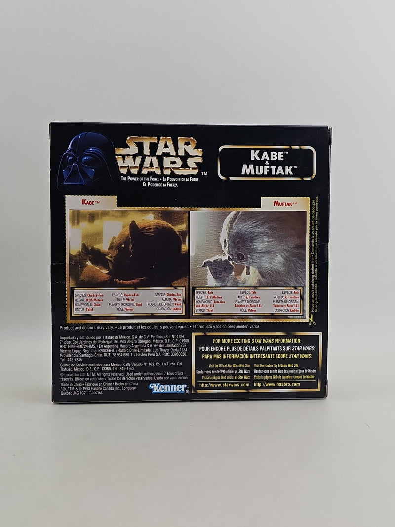 Kenner Star Wars Power Of The Force KABE & MUFTAK Exclusive 2 Pack 3.75" 1998