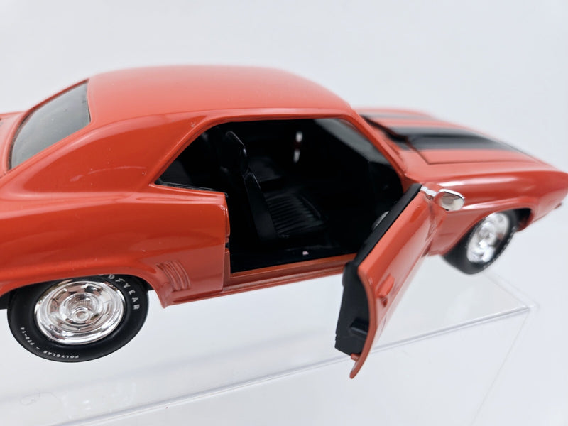Classic Metal Works Camaro Z28 Orange W/ Stripes 1:24 Scale Die Cast Car