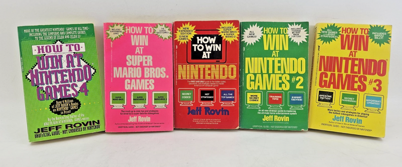 How to Win at Nintendo Games Lot of 5 Jeff Rovin Vintage