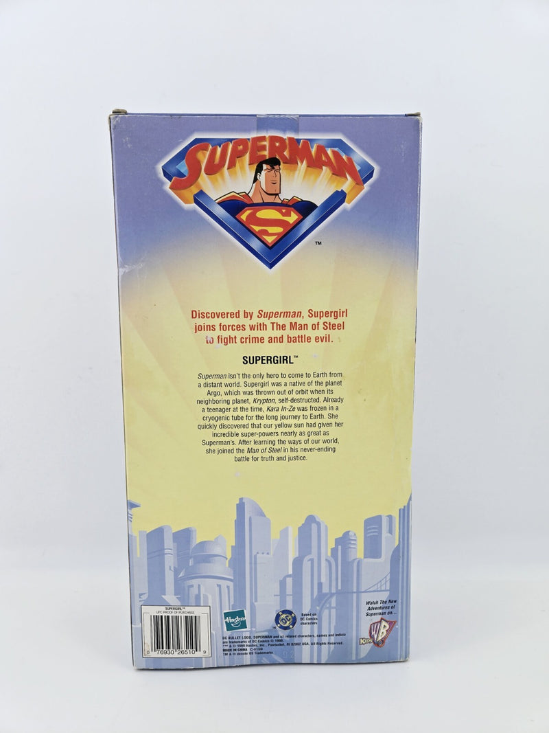 Supergirl The Animated Series Figure Doll 10" Hasbro Kenner 1999 Fully Poseable