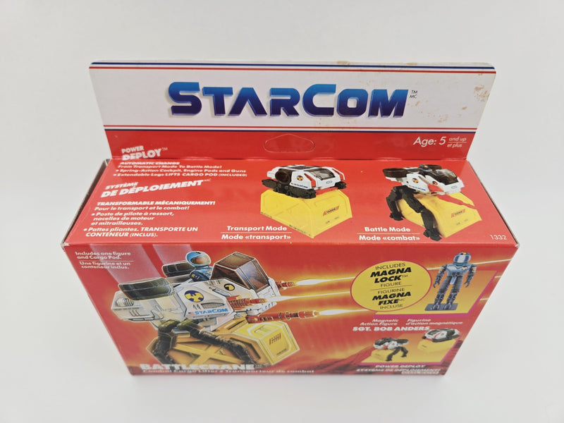 Starcom BATTLECRANE w/ SGT. BOB ANDERS 100% Complete Coleco 1986 PLEASE READ