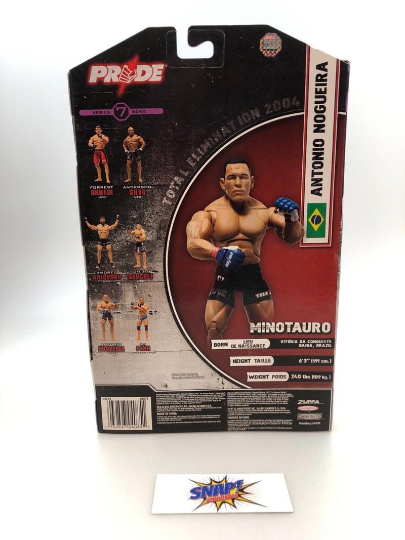 Antonio Nogueira Total Elimination Figure 2010 Jakk's Pacific Series 7 Sealed