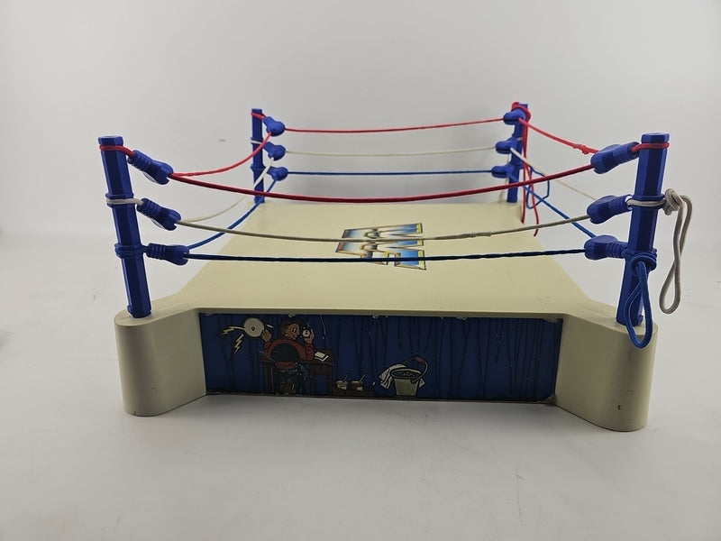 1985 WWF Wrestling Superstars Sling Em Fling Em Ring Vintage LJN Cage Unbroken!