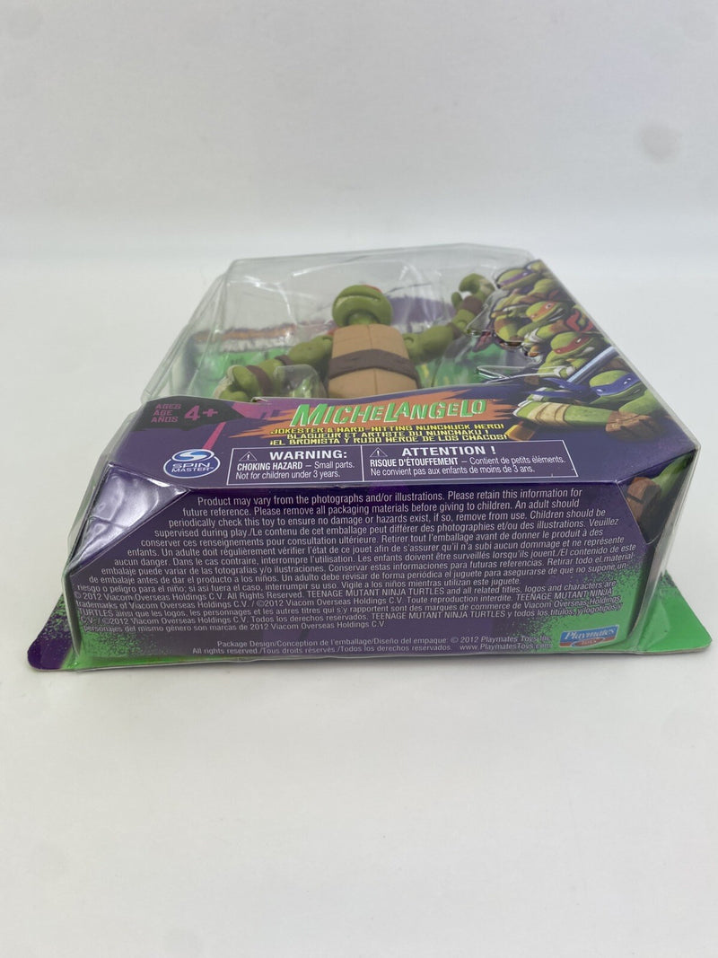 Teenage Mutant Ninja Turtles Michelangelo Sealed 2012 Playmates NOT REISSUE MOC