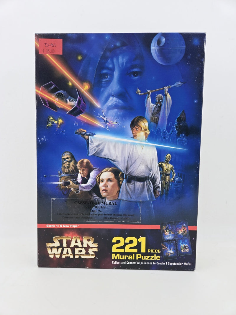 Vintage Star Wars Puzzle Milton Bradley 1997 221 Piece A New Hope #1