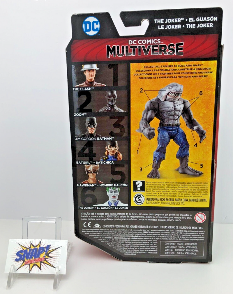 The Joker - DC Comics Multiverse - King Shark BAF - ( Open Box )