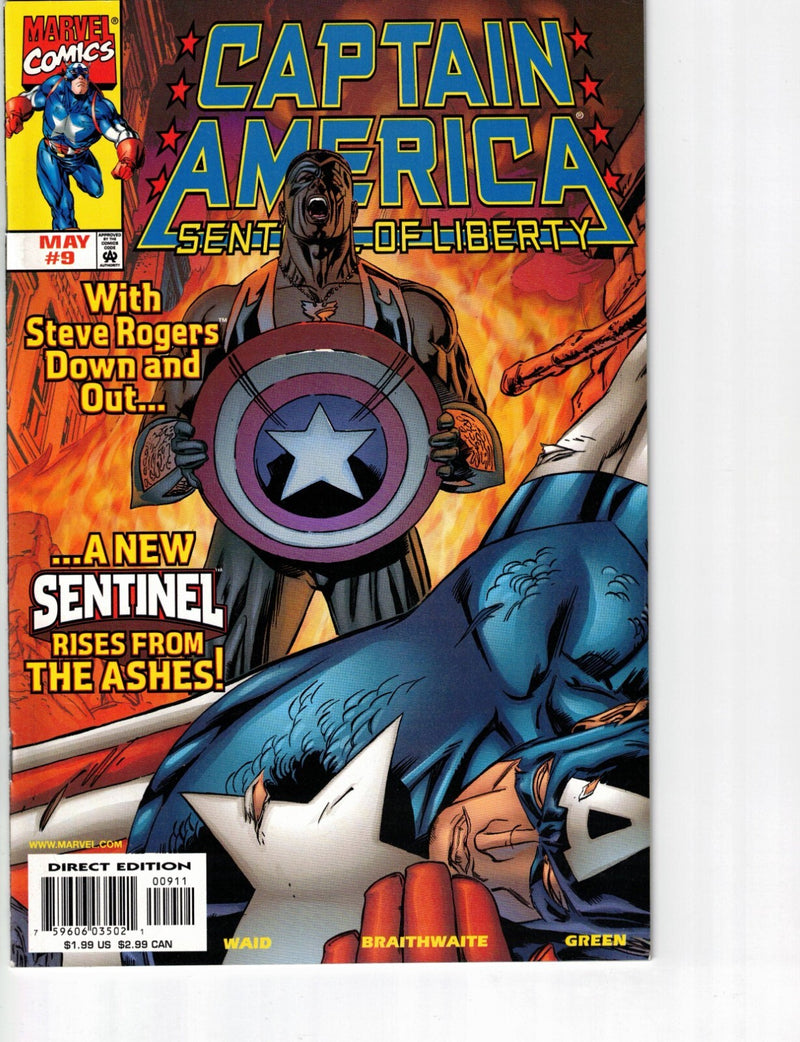 Captain America: Sentinel Of Liberty #9 1999 Direct Edition