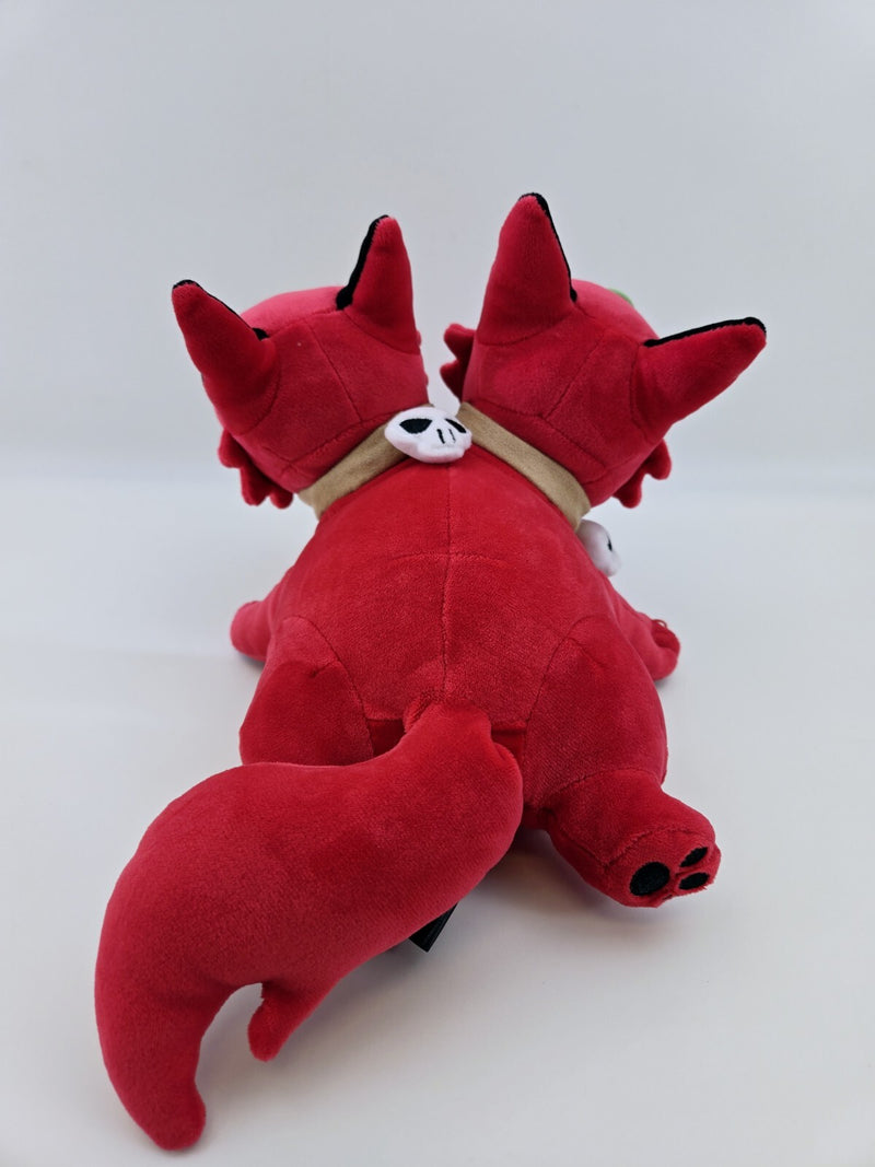 Hades Cerberus Plush Figure 3 Headed Dog Hound of Hell 12” Soft Plushie-Unsealed