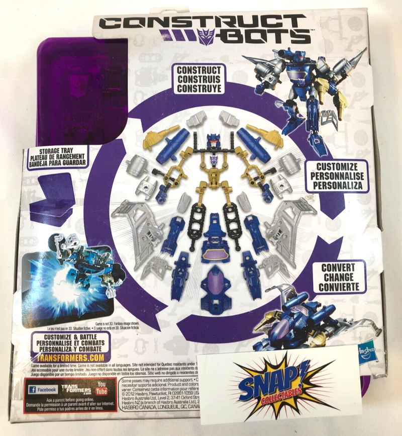 Soundwave - Transformers - Construct bots - 2012 Hasbro