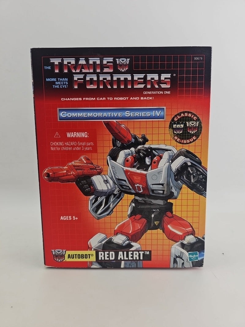 Transformers Commemorative Series IV Red Alert Box Only