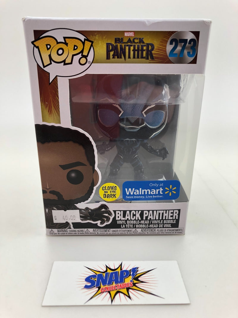 Black Panther Glow in the Dark Walmart Exclusive Funko Pop 273
