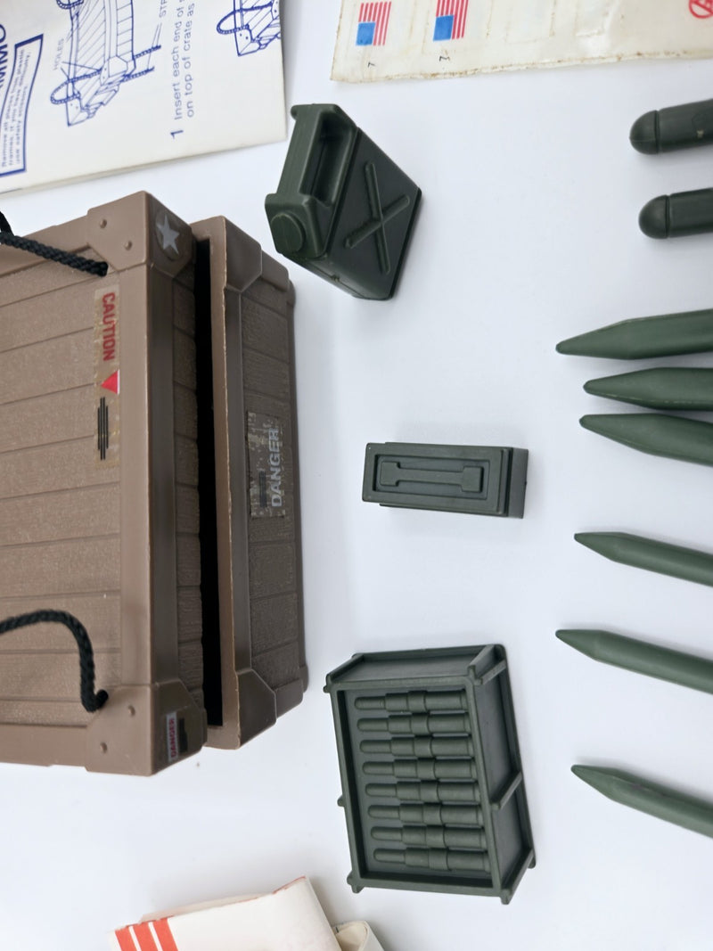 GI Joe Ammo Dump Unit 100% Complete CANADIAN OFFERLESS BOX 1985 MUST SEE PICS!