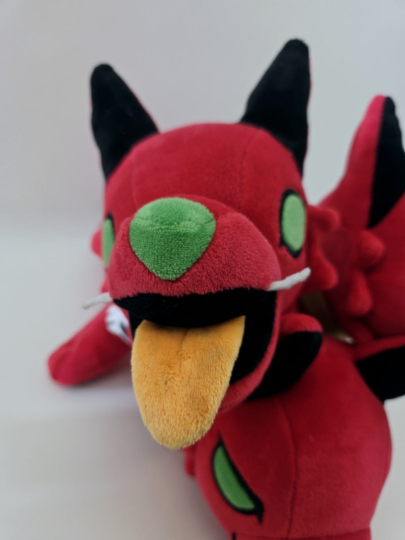 Hades Cerberus Plush Figure 3 Headed Dog Hound of Hell 12” Soft Plushie-Unsealed