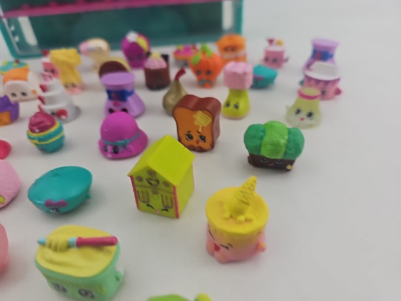 Lot Of 48 SHOPKINS PLUS CARRYING CASE