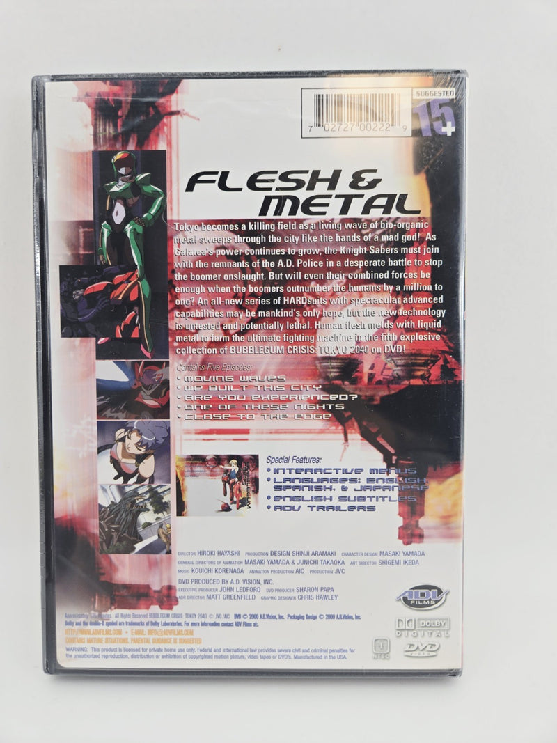 Bubblegum Crisis: Tokyo 2040 - DVD Vol. 5: Blood & Steel (2001) NTSC Region 1