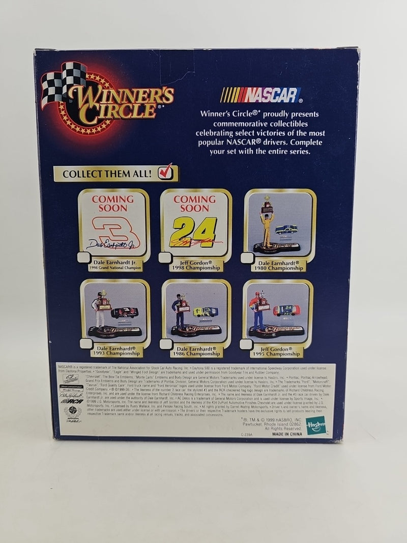 1980 DALE EARNHARDT NASCAR CUP CHAMPIONSHIP FIGURE/TROPHY/CAR WINNERS CIRCLE L/E