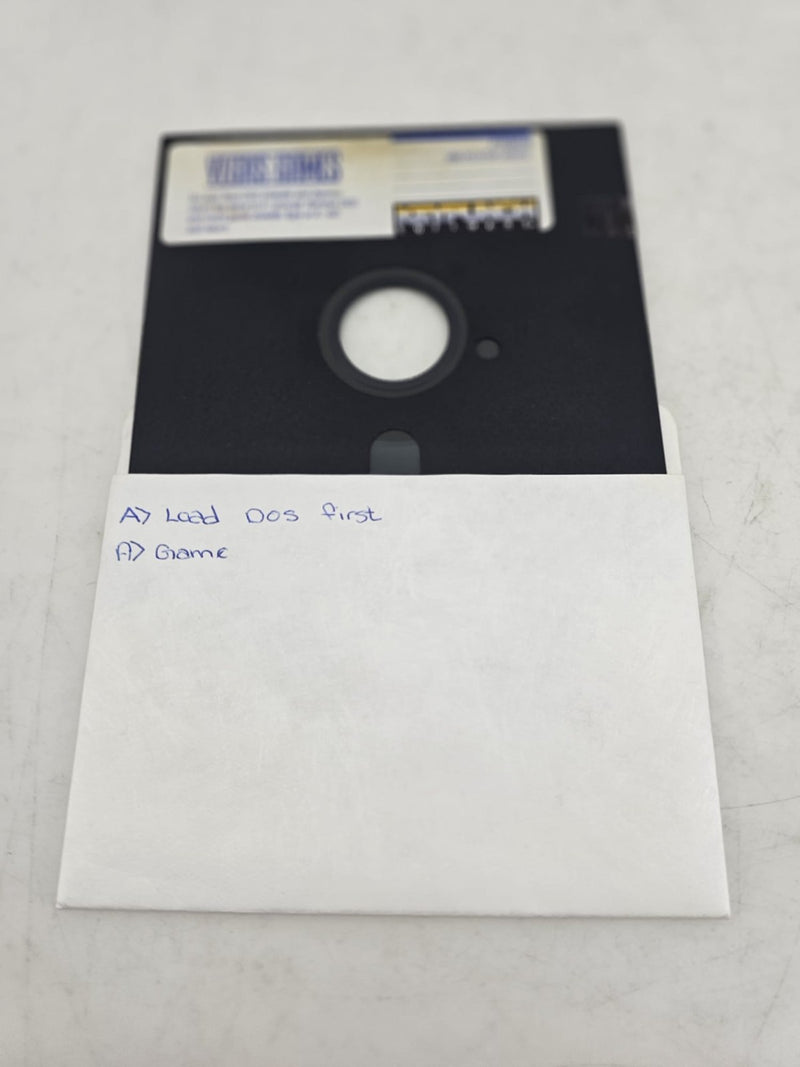 Vtg Vegas Games IBM/Apple/Commodore 3 1/2" Disk Keypunch Software