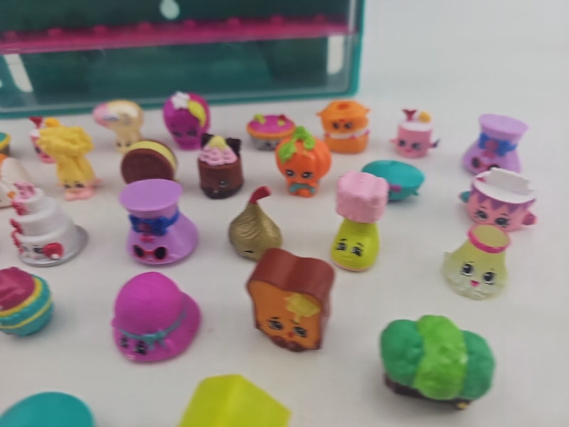 Lot Of 48 SHOPKINS PLUS CARRYING CASE