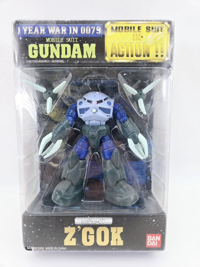 BANDAI MOBILE SUIT IN ACTION: Z'GOK MSM-07 FIGURE MIP Read