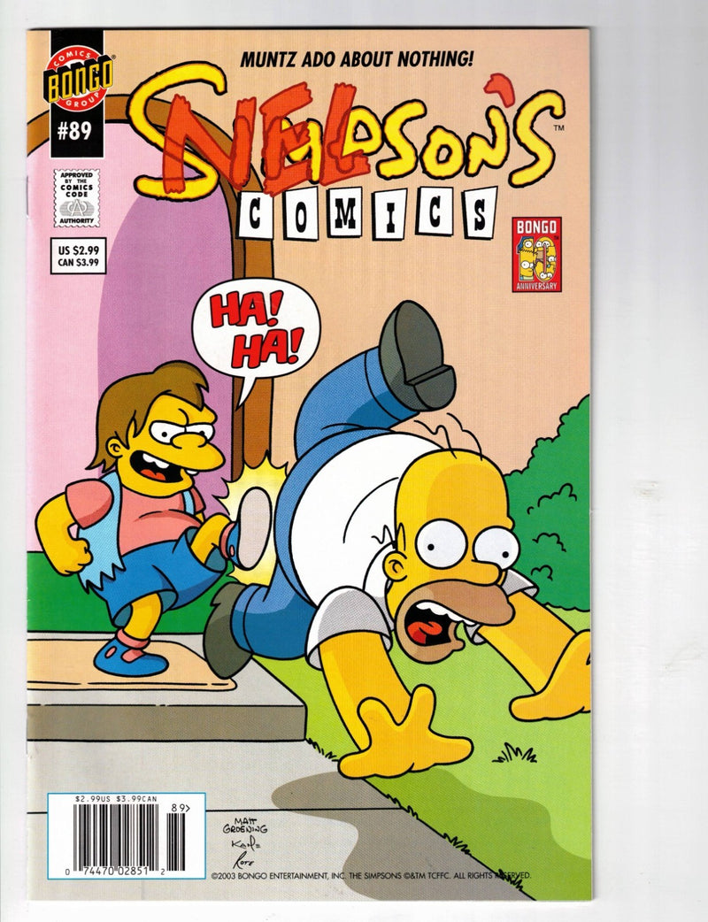 The Simpsons #89 2003 Newsstand Variant