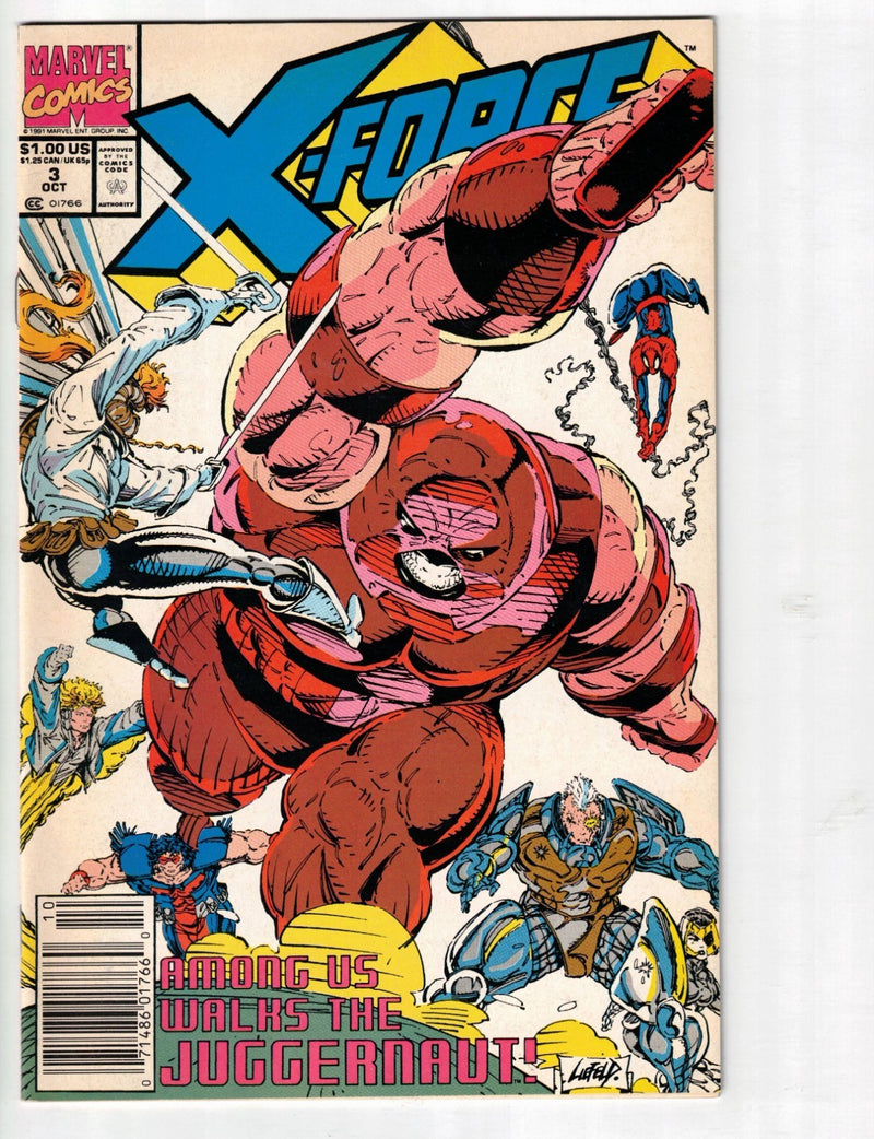 X-Force #3 1991 Newsstand Variant