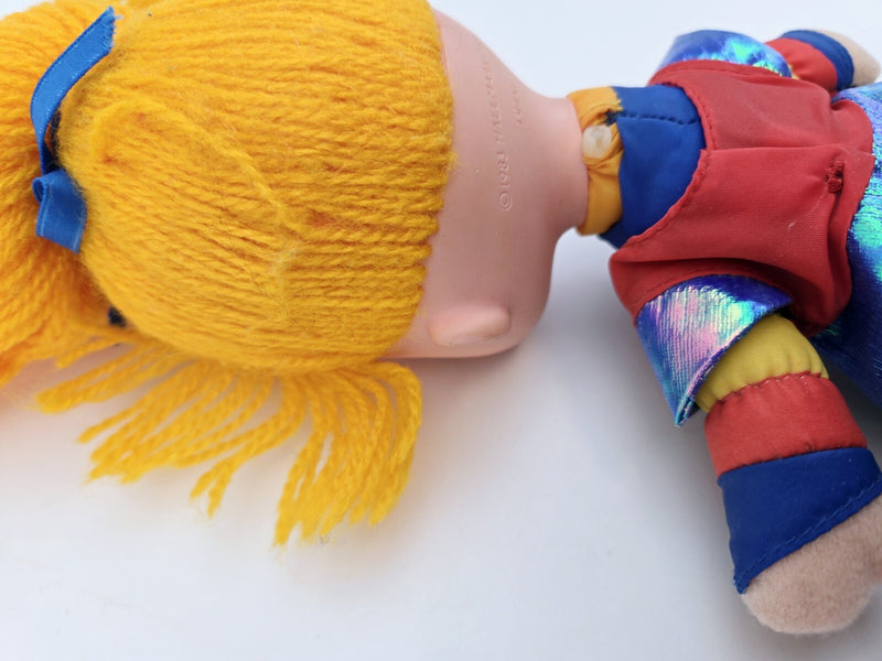 Vintage 1983 RAINBOW BRITE Large 10 Inch Rainbow Brite  Plush Doll CLEAN MINTY
