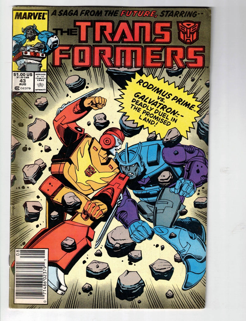 Transformers #43 1988 Newsstand Variant