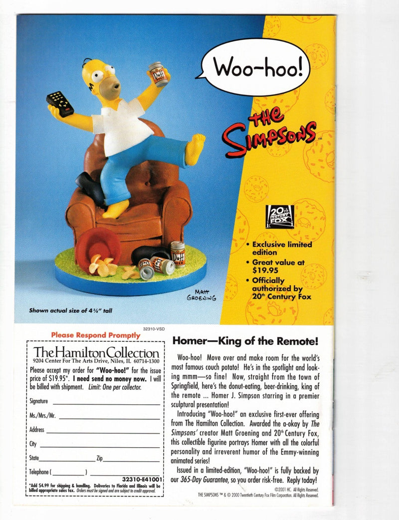 Simpsons Comics Presents Bart Simpson #9 2002 Newsstand Variant