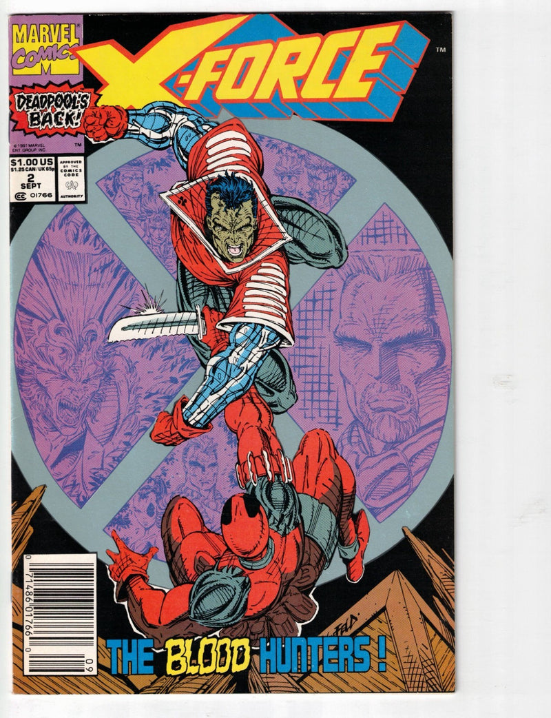 X-Force #2 1991 Newsstand Variant