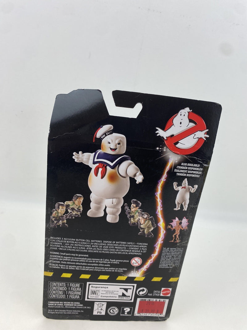Ghostbusters 6 Inch Stay Puft Marshmallow Man 2016 Light Up Works Burnt Version