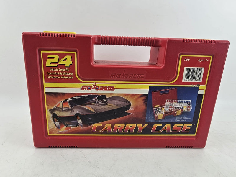 Vintage 1/64 Majorette CARRY CASE Box  With 24 Majorette & Novacar cars 1/60