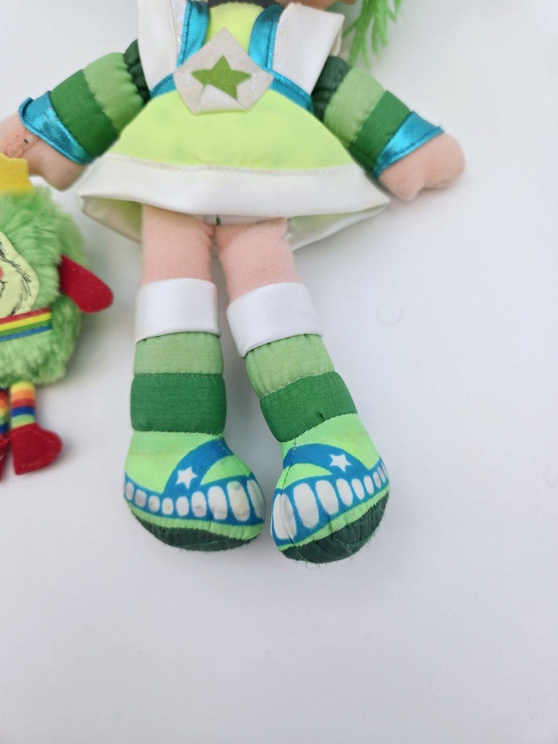 Vintage Mattel Hallmark Rainbow Brite Patty O'Green Doll & Lucky Sprite 1983