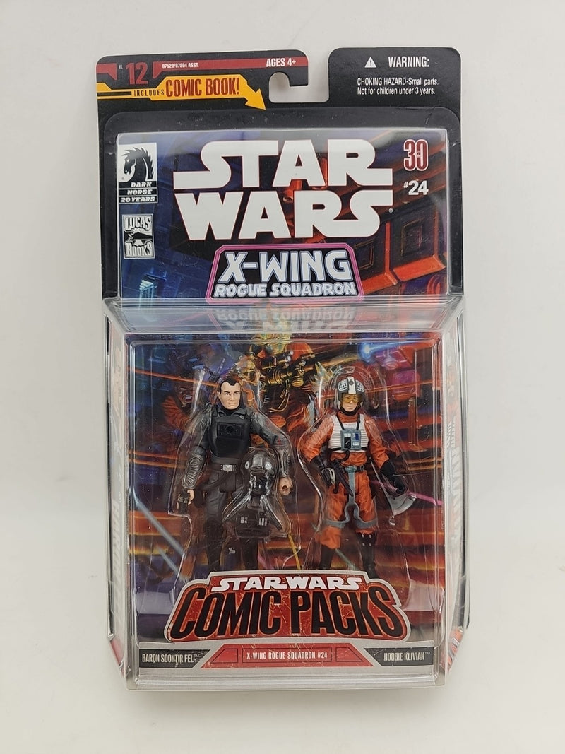 Star Wars Comic Packs Baron Soontir Fel Hobbie Klivian Rogue Squadron # 24