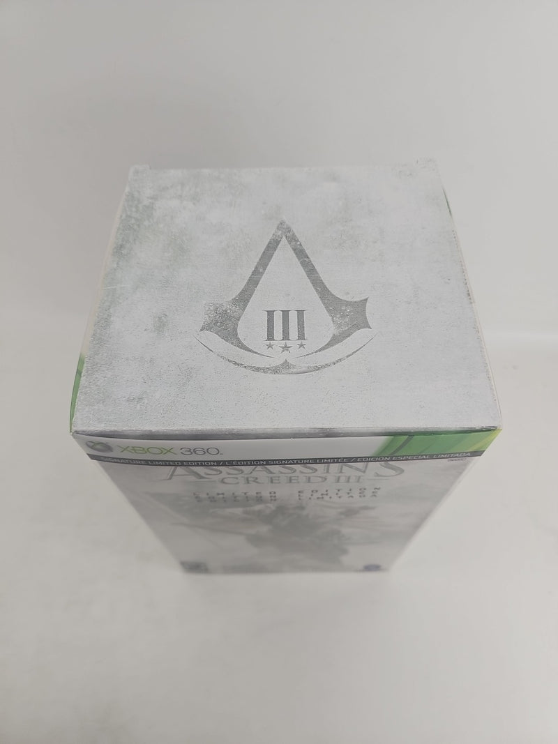 Assassin's Creed III 3 Xbox 360 Limited Edition Box Set Game Statue Complete