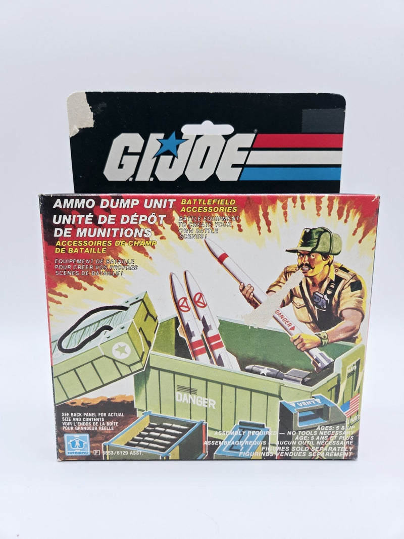 GI Joe Ammo Dump Unit 100% Complete CANADIAN OFFERLESS BOX 1985 MUST SEE PICS!