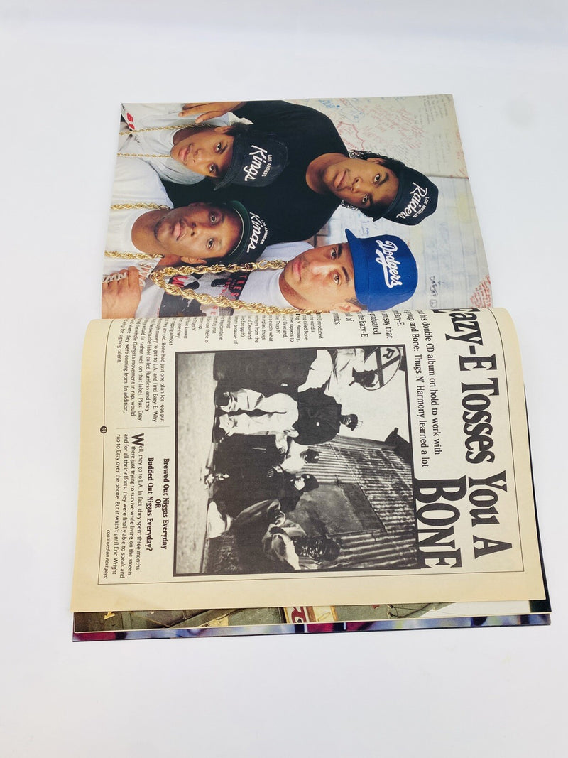 EAZY E  A Photo Tribute HIP HOP GRAIL ALL POSTER ATTACHED NWA 100% Complete RARE