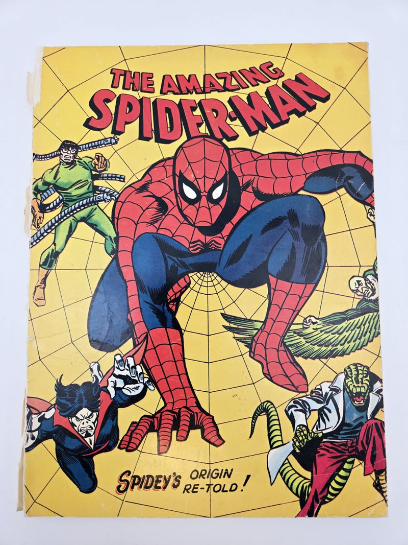 The Amazing Spider-Man Spidey’s Origin Retold  1978 English RARE MUST SEE
