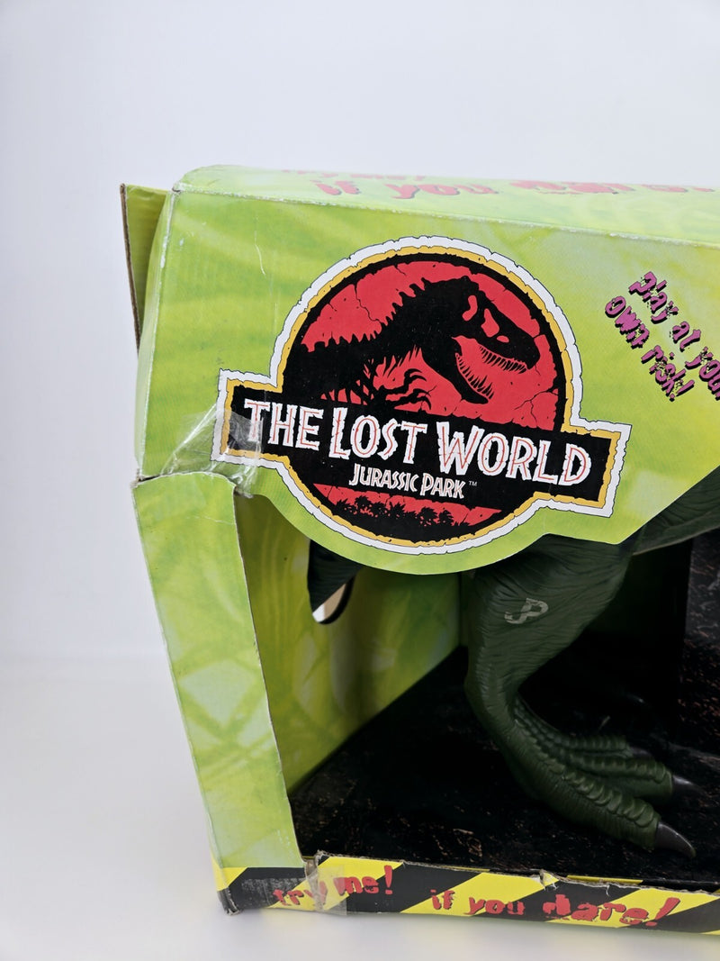 The Lost World Jurassic Park T-Rex Super Action Full Body Puppet 1997 With Box
