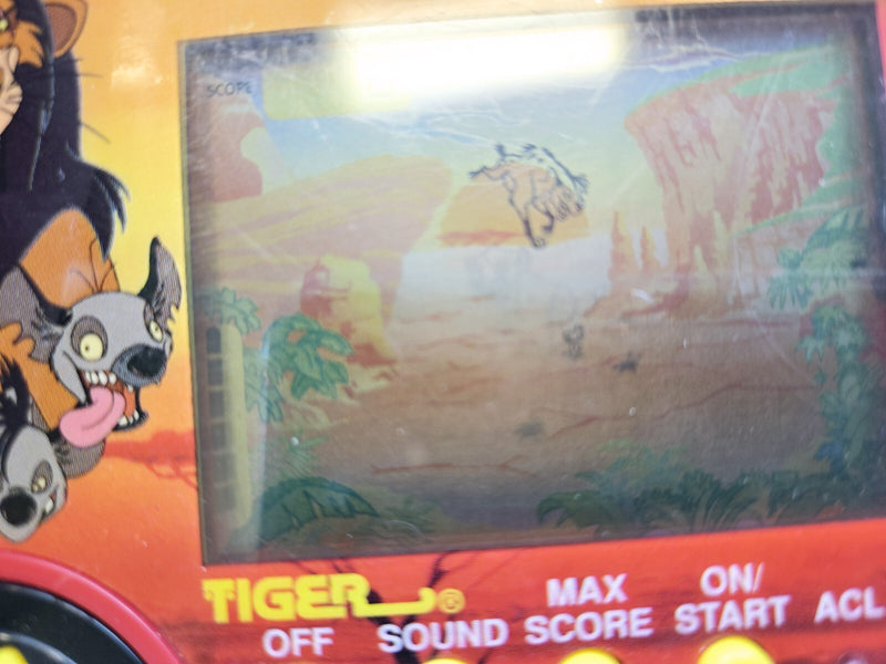Disney The Lion King Tiger Electronics Handheld Video Game 1990 Tested & Works