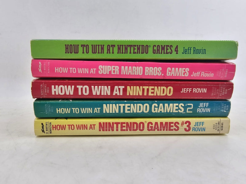 How to Win at Nintendo Games Lot of 5 Jeff Rovin Vintage