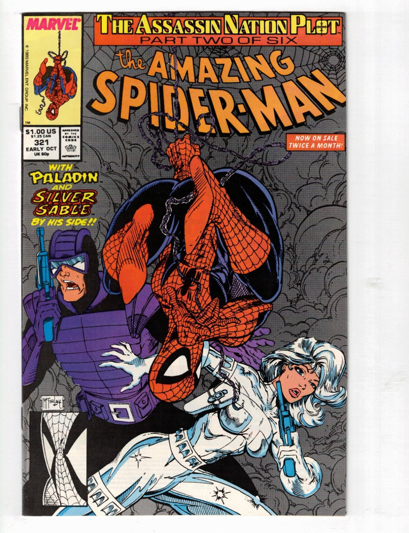 Amazing Spider-Man #321 1989 Direct Edition