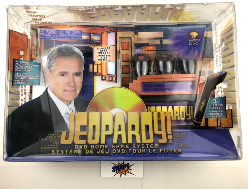 Jeopardy DVD Home Game System Board Game 2007 MGA Games Sealed