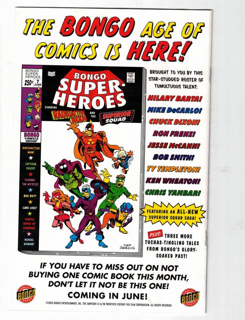 The Simpsons #80 2003 Newsstand Variant