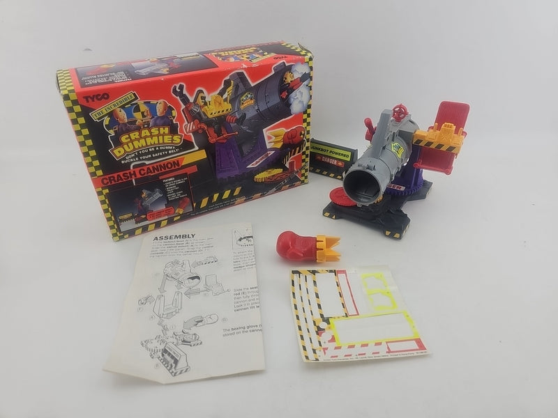 Vintage Crash Dummies Crash Cannon Complete With Box And Instructions