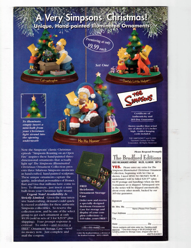 The Simpsons #67 2002 Newsstand Variant