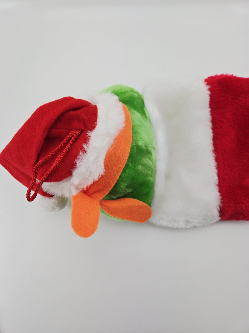 TEENAGE MUTANT NINJA TURTLE MICHELANGELO STOCKING NEW TAGS CLEAN RARE 1990 XMAS