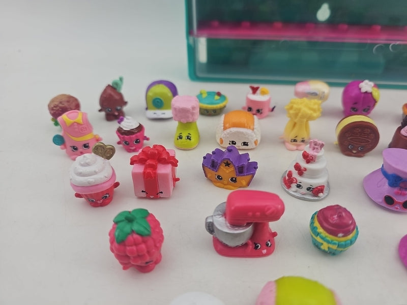 Lot Of 48 SHOPKINS PLUS CARRYING CASE