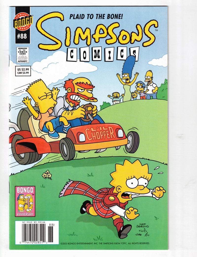The Simpsons #88 2003 Newsstand Variant