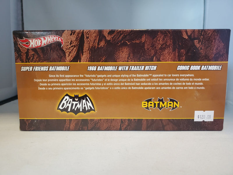 HOT WHEELS BATMOBILE COLLECTION - NEW SEALED IN BOX!! 1:50 SCALE