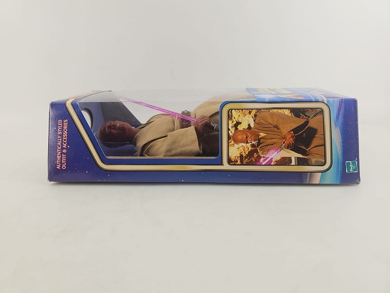 Star Wars Saga Attack of The Clones MACE WINDU 12" Action Figure 2002 New